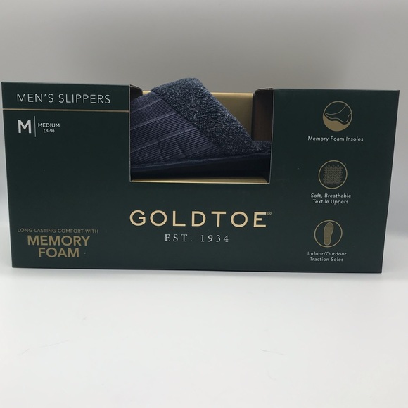 navy memory foam shoes